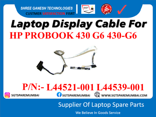 Laptop Display Cable For HP PROBOOK 430 G6 430-G6 P/N:- L44521-001 L44539-001