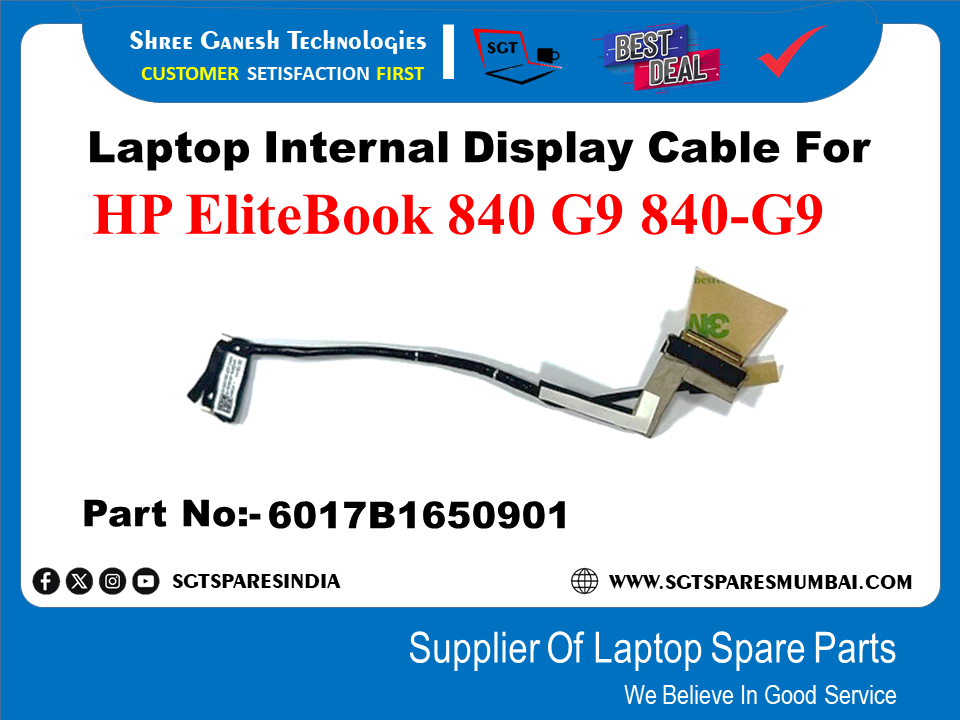 Laptop Internal Display Cable For HP EliteBook 840 G9 840-G9 Part No:-6017B1650901