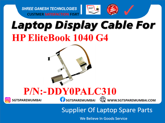 Laptop Display Cable For HP EliteBook 1040 G4 P/N:- DD YOPALC310