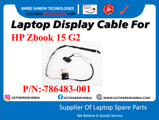 Laptop Display Cable For HP Zbook 15 G2 P/N:-786483-001