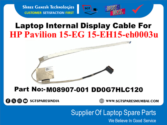 Laptop Internal Display Cable For HP Pavilion 15-EG 15-EH15-eh0003u Part No:-M08907-001 DDOG7HLC120