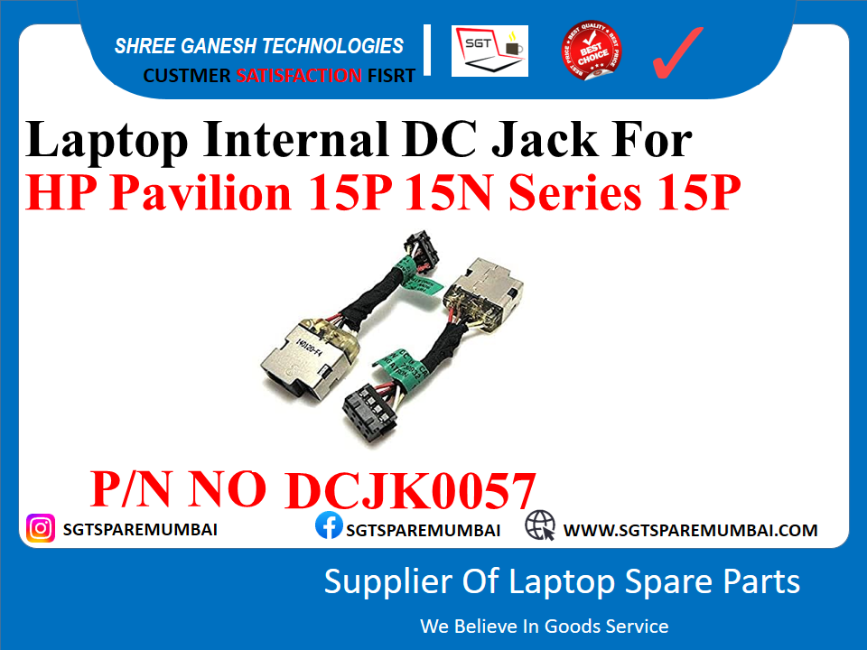 Laptop Internal DC Jack For HP Pavilion 15P 15N Series 15P P/N NO DCJK0057