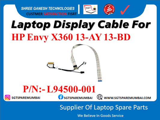 Laptop Display Cable For HP Envy X360 13-AY 13-BD P/N:- L94500-001