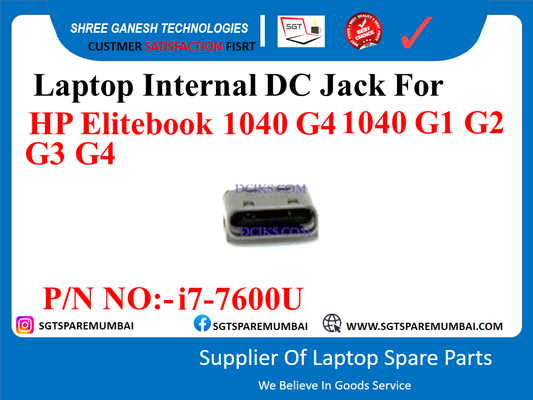 Laptop Internal DC Jack For HP Elitebook 1040 G4 1040 G1 G2 G3 G4