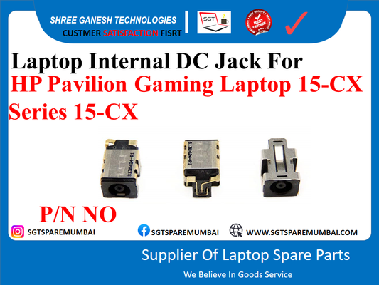 Laptop Internal DC Jack For HP Pavilion Gaming Laptop 15-CX Series 15-CX