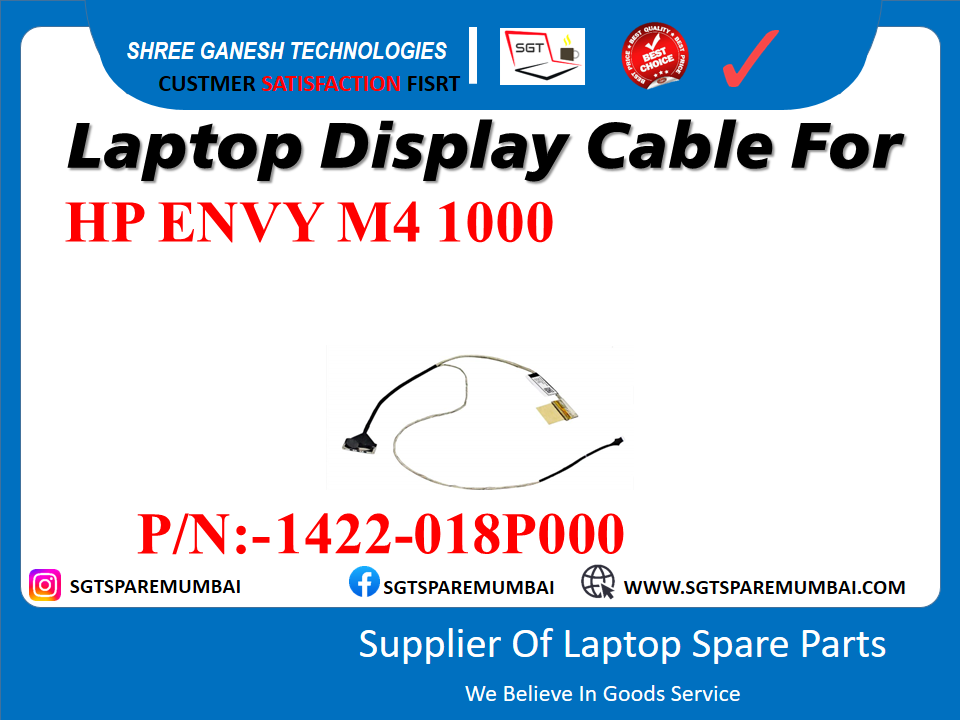 Laptop Display Cable For HP ENVY M4 1000 P/N:-1422-018P000