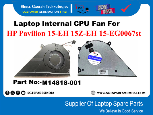 Laptop Internal CPU Fan For HP Pavilion 15-EH 15Z-EH 15-EG0067st  Part No:-M14818-001