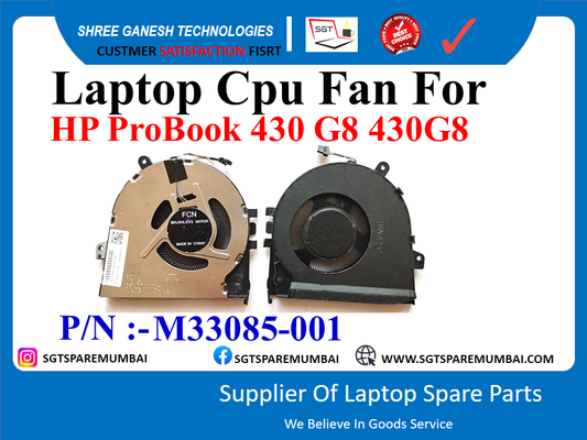 Laptop Cpu Fan For HP ProBook 430 G8 430G8 P/N :-M33085-001