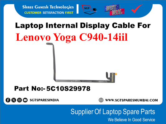 Laptop Internal Display Cable For Lenovo Yoga C940-14iil Part NC*-5C10S29978