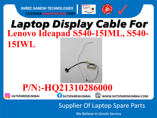 Laptop Display Cable For Lenovo Ideapad S540-15IML, S540- 15IWL P/N:-HQ21310286000