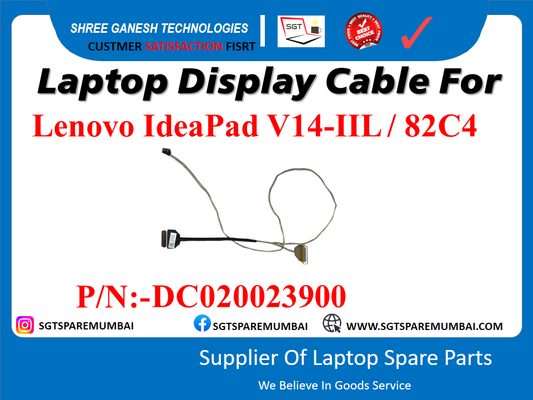 Laptop Display Cable For Lenovo IdeaPad V14-IIL/ 82C4 P/N:-DC020023900