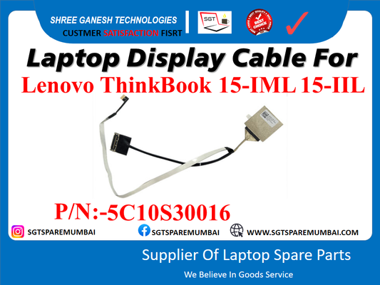 Laptop Display Cable For Lenovo ThinkBook 15-IML 15-IIL P/N:-5C10S30016