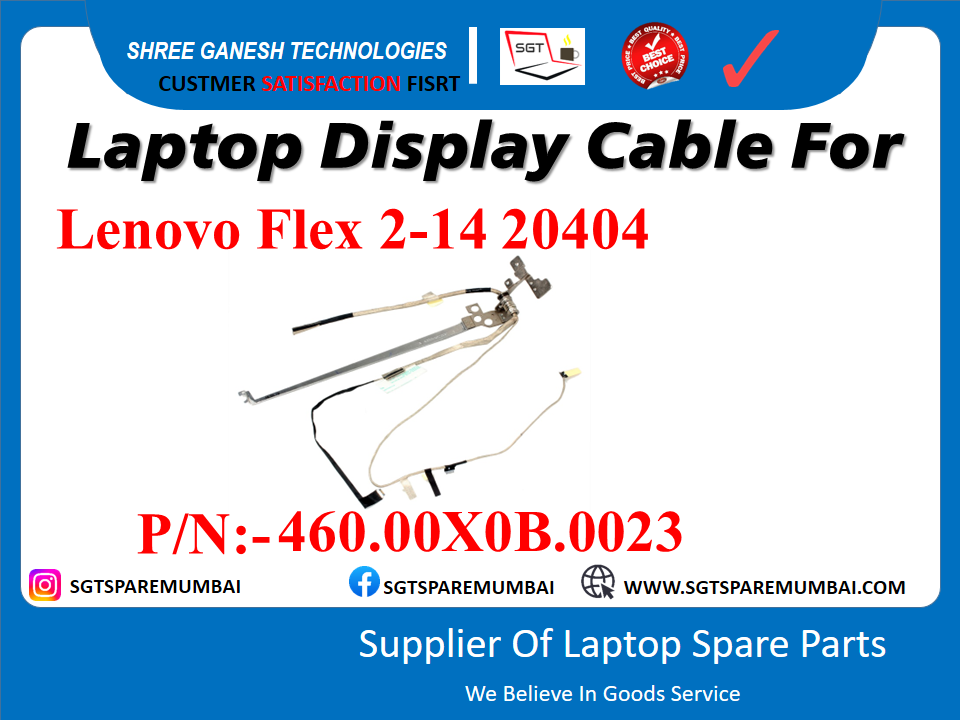 Laptop Display Cable For Lenovo Flex 2-14 20404 P/N:-460.00X0B.0023