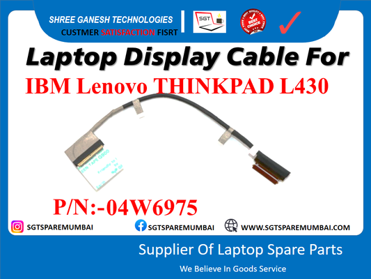 Laptop Display Cable For IBM Lenovo THINKPAD L430 P/N:-04W6975