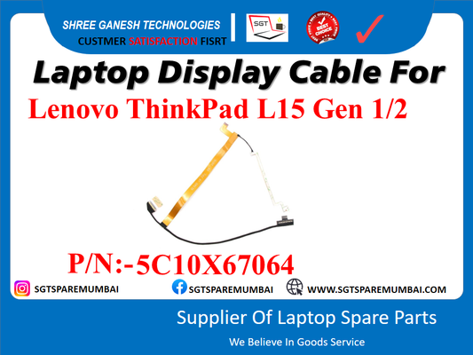 Laptop Display Cable For Lenovo ThinkPad L15 Gen 1/2 P/N:-5C10X67064