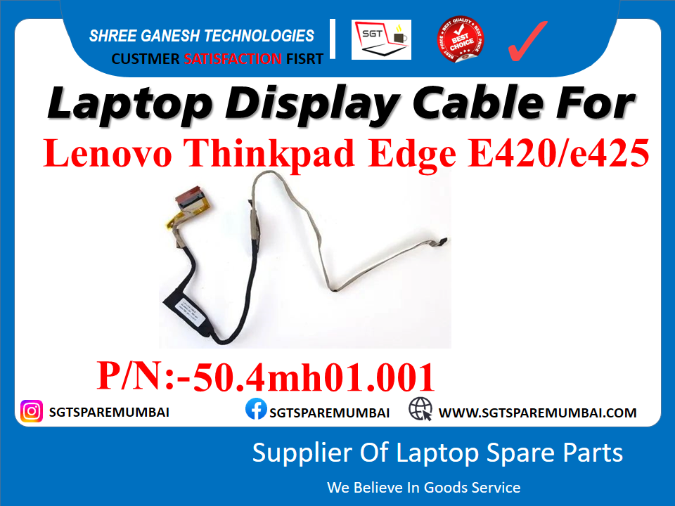 Laptop Display Cable For Lenovo Thinkpad Edge E420/e425 P/N:-50.4mh01.001