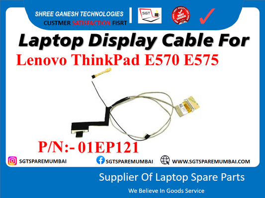 Laptop Display Cable For Lenovo ThinkPad E570 E575 P/N: - 01EP121