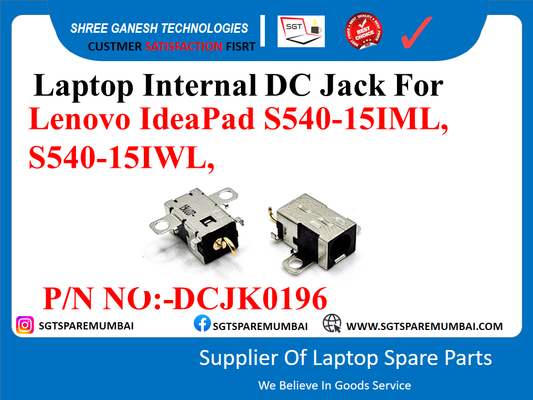 Laptop Internal DC Jack For Lenovo IdeaPad S540-15IML, S540-151WL, P/N NO:-DCJK0196