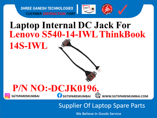 Laptop Internal DC Jack For Lenovo S540-14-IWL ThinkBook 14S-IWL P/N NO:-DCJK0196.