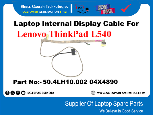 Laptop Internal Display Cable For Lenovo ThinkPad L540 Part No:- 50.4LH10.002 04X4890