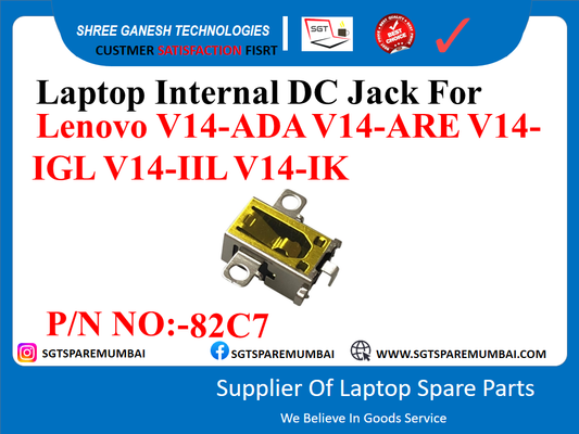 Laptop Internal DC Jack For Lenovo V14-ADA V14-ARE V14- IGL V14-IIL V14-IK P/N NO:-82C7