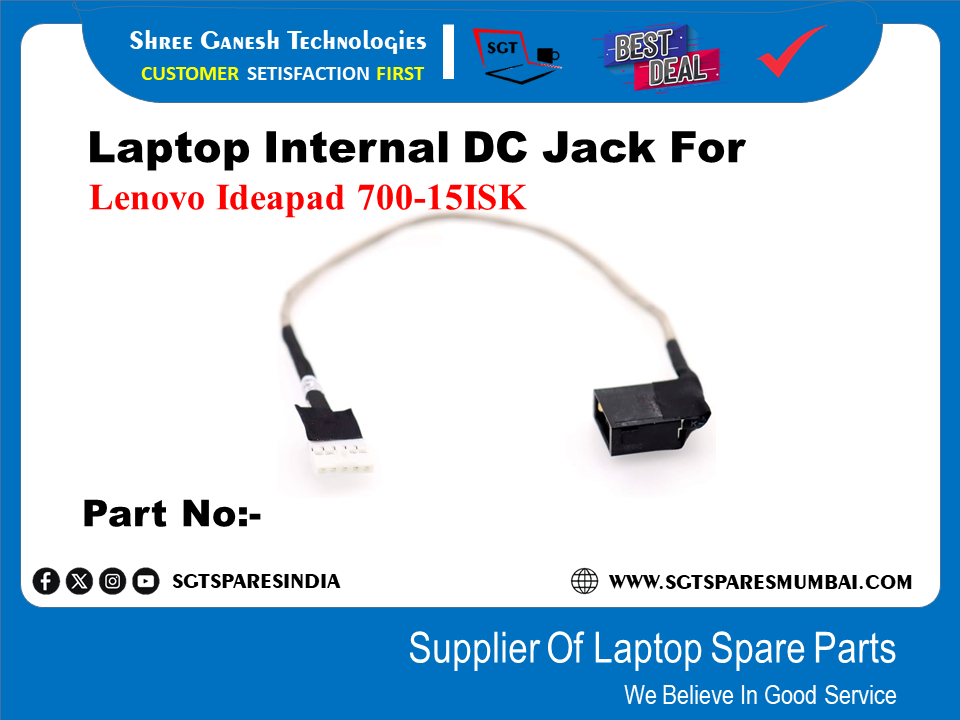 Laptop Internal DC Jack For Lenovo Ideapad 700-15ISK