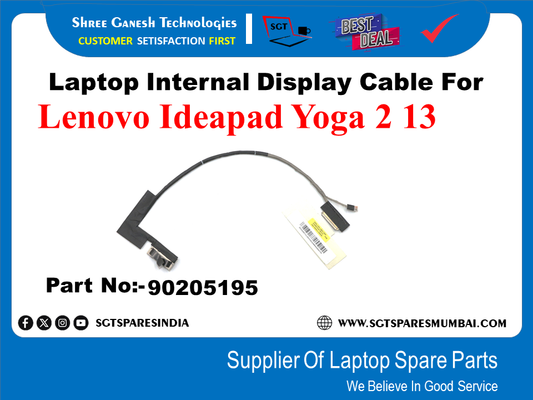 Laptop Internal Display Cable For Lenovo Ideapad Yoga 2 13 Part No:-90205195