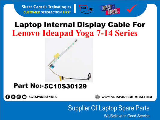 Laptop Internal Display Cable For Lenovo Ideapad yoga 7-14 Series Part No:-5C10S30129