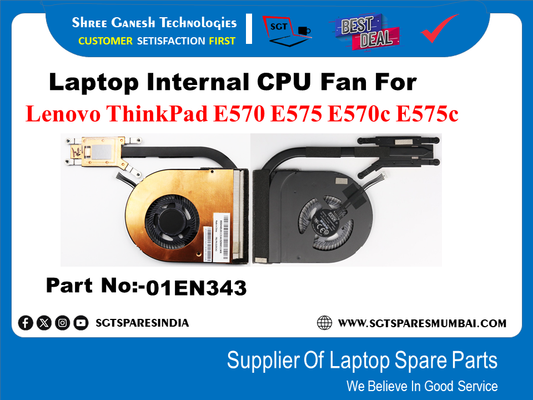 Laptop Internal CPU Fan For Lenovo ThinkPad E570 E575 E570c E575c Part No:-01EN343