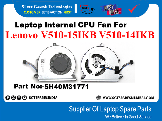 Laptop Internal CPU Fan For Lenovo V510-151KB V510-141KB Part No:-5H40M31771