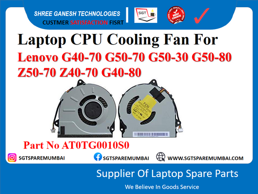 Laptop CPU Cooling Fan For Lenovo G40-70 G50-70 G50-30 G50-80 Z50-70 Z40-70 G40-80 Part No ATOTG0010S0