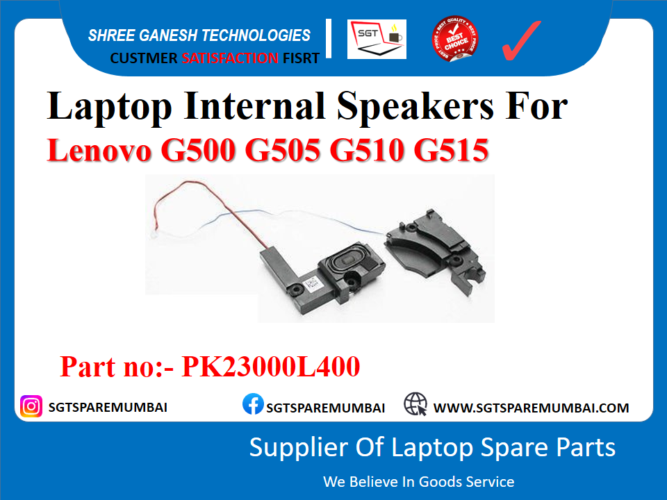 Laptop Internal Speakers For Lenovo G500 G505 G510 G515 Part no:- PK23000L400