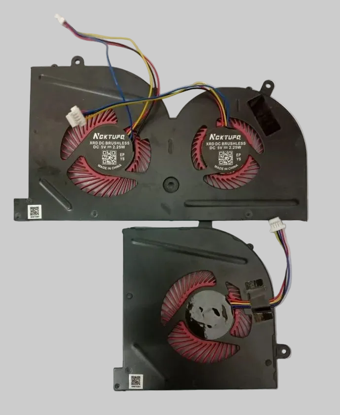 LAPTOP Cooling Fan for MSI GS63 GS63VR GS73 GS73VR GS62 MS-17B1 MS-17B2 MS-16K2 MS-16K3 Stealth Pro BS5005HS-U2L1