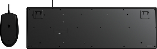 HP KM120 Wired Mouse and Keyboard Combo Combo Set (Black)