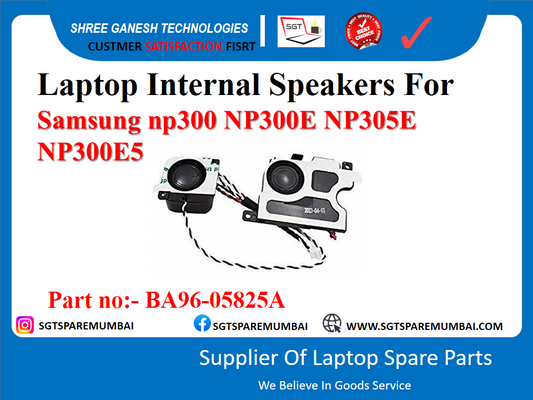 Laptop Internal Speakers For Samsung np300 NP300E NP305E NP300E5 Part no:- BA96-05825A