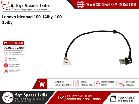 Lenovo Ideapad 100-14Iby 100-15iby Laptop DC Power Jack Charging Port Replacement
