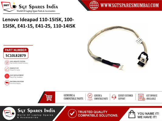 Lenovo Ideapad 110-15ISK 100-15ISK, E41-15, E41-25, 110-14ISK Laptop DC Power Jack Charging Port Replacement