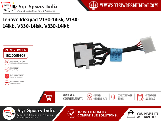 Lenovo Ideapad V130-14isk V130-14ikb, V330-14isk, V330-14ikb Laptop DC Power Jack Charging Port Replacement
