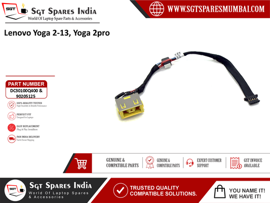 Lenovo Yoga 2-13,  Yoga 2pro Laptop DC Power Jack Charging Port Replacement