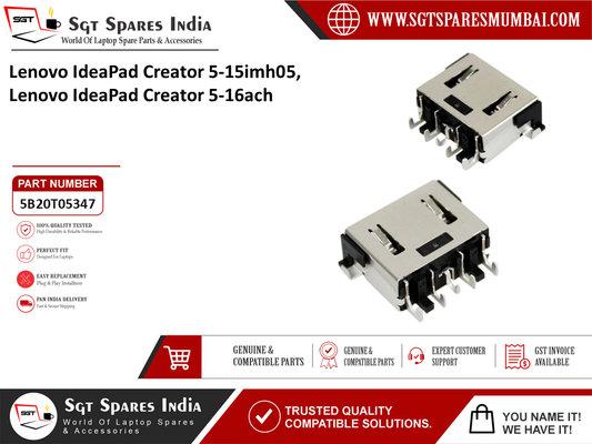 Lenovo IdeaPad Creator 5-15imh05, Lenovo IdeaPad Creator 5-16ach Laptop DC Power Jack Charging Port Replacement