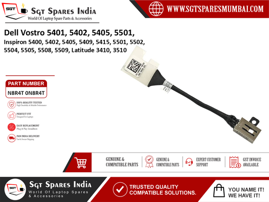 Dell Vostro 5401,  5402, 5405, 5501, Inspiron 5400, 5402, 5405, 5409, 5415, 5501, 5502, 5504, 5505, 5508, 5509, Latitude 3410, 3510 Laptop DC Power Jack Charging Port Replacement