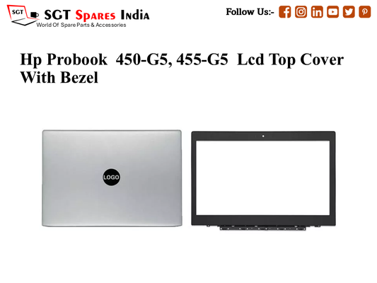 Laptop Lcd Back cover With Front Bezel For Hp Probook  450-G5, 455-G5