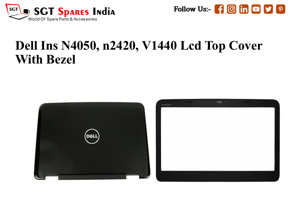 LAPTOP LCD TOP COVER WITH BAZEL FOR DELL INS N4050,n2420, v1440